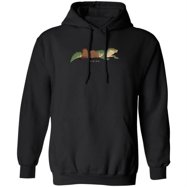 Gators Daily Merch Capybara Vibing Tee Shirt Capybara Man Gators Daily Merch Capybara Vibing Tee Shirt Capybara Man