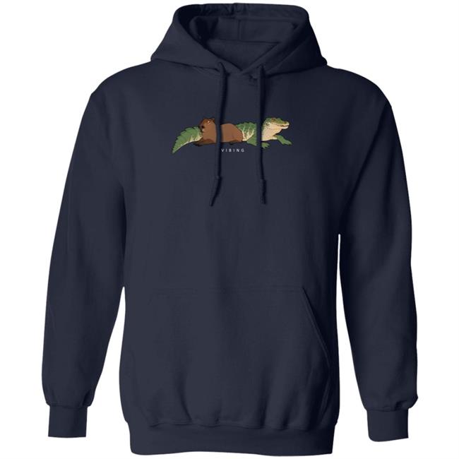 Gators Daily Merch Capybara Vibing Tee Shirt Capybara Man Gators Daily Merch Capybara Vibing Tee Shirt Capybara Man