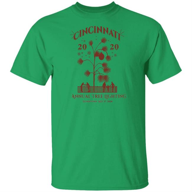 CincyShirts Good Grief 2020 Cincinnati Annual Tree Lighting T Shirt Cincy Shirts