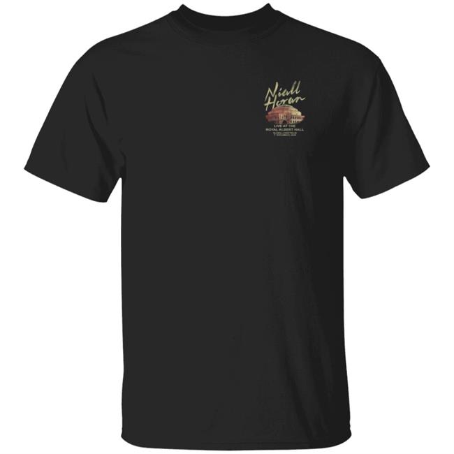 Niall Horan Merch Royal Albert Hall Crew Tee Shirt