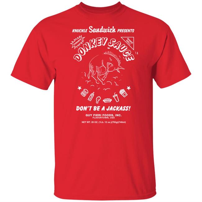 Guy Fieri Merch Donkey Sauce Tee Shirt