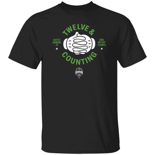 Seattle Sounders FC Fanatics Branded Black 2020 MLS Cup Playoffs Bound Team Slogan T Shirt