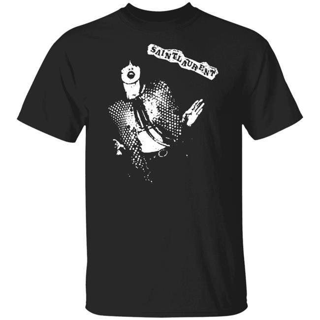 Matchesfashion Saint Laurent Rock Icon T Shirt