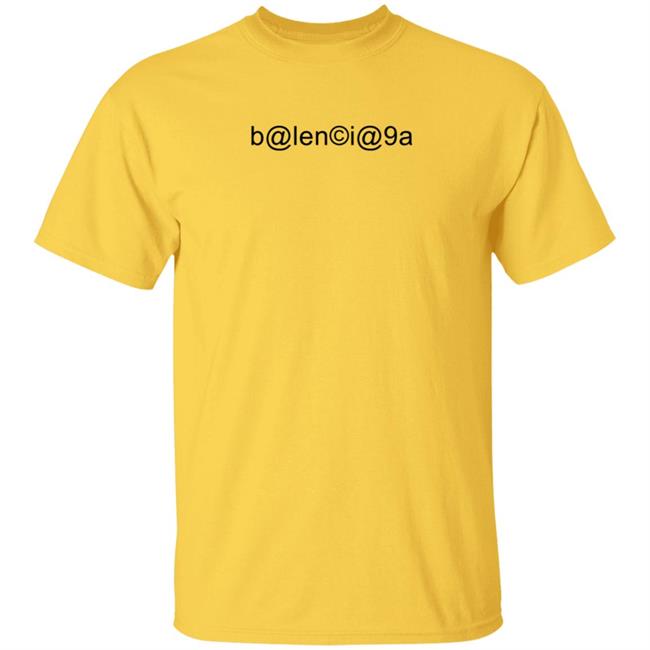 Symbolic Large Fit Balenciaga Shirt b@len©i@9a Shirt