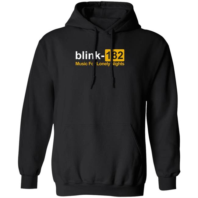Blink 182 Merch Music For Lonely Nights Hoodie