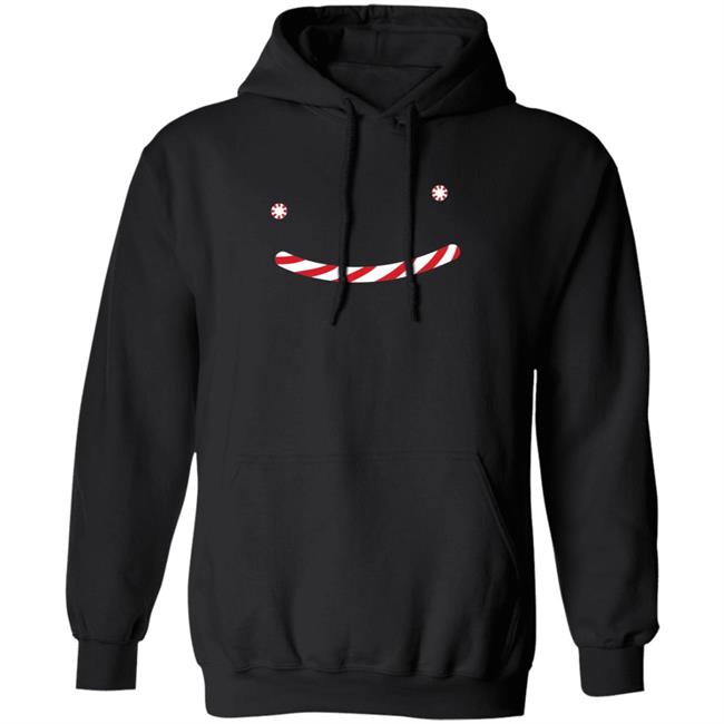 Dream Smp Merch Dream Holiday Candy Cane Smile Hoodie