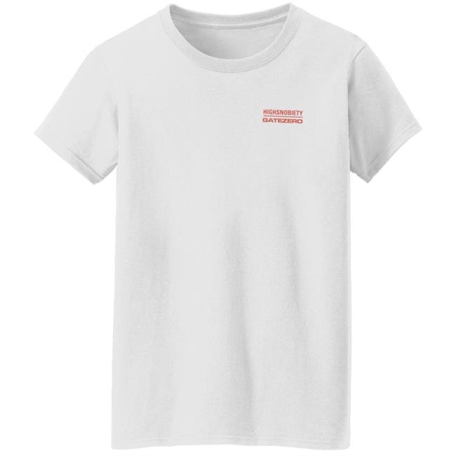 Highsnobiety Shop Highsnobiety Gatezero Logo Shirt White Highsnobiety Shop Highsnobiety Gatezero Logo Shirt White