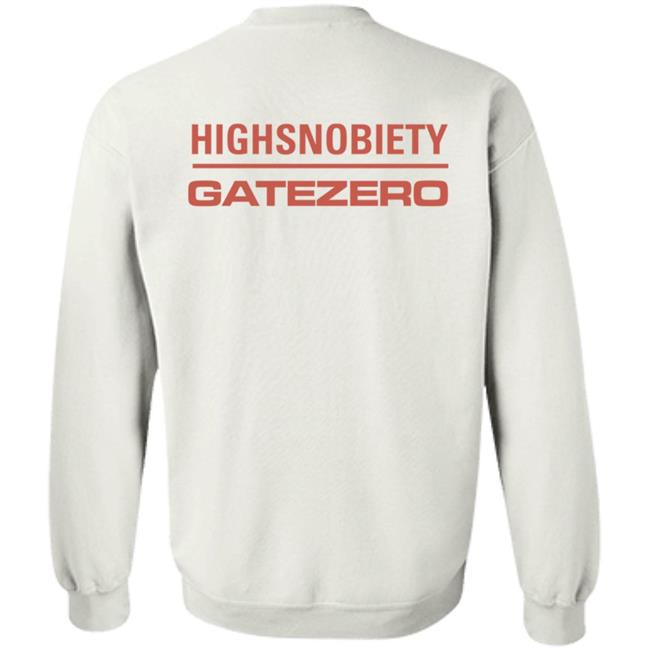 Highsnobiety Shop Highsnobiety Gatezero Logo Shirt White Highsnobiety Shop Highsnobiety Gatezero Logo Shirt White