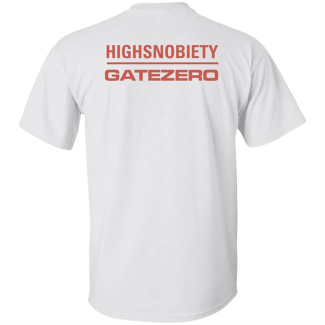 Highsnobiety Shop Highsnobiety Gatezero Logo Shirt White Highsnobiety Shop Highsnobiety Gatezero Logo Shirt White