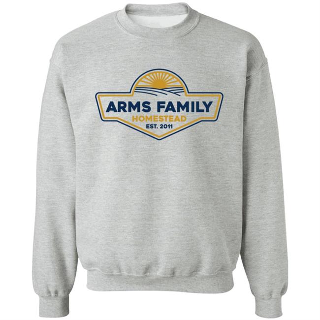 Arms Family Homestead Merch Arms Family Homestead Est 2011 Crewneck Sweatshirt Hoodie Arms Family Homestead Merch Arms Family Homestead Est 2011 Crewneck Sweatshirt Hoodie