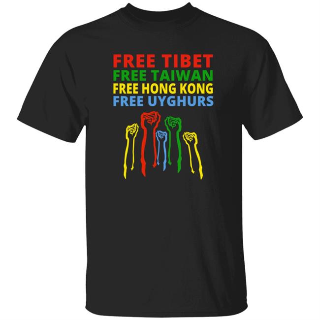 Enes Kanter Free Tibet Free Taiwan Free Hong Kong Free Uyghurs T Shirt