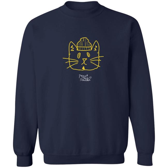 Peach Tree Rascals Merch Cat Long Sleeve Sweatshirt Hoodie