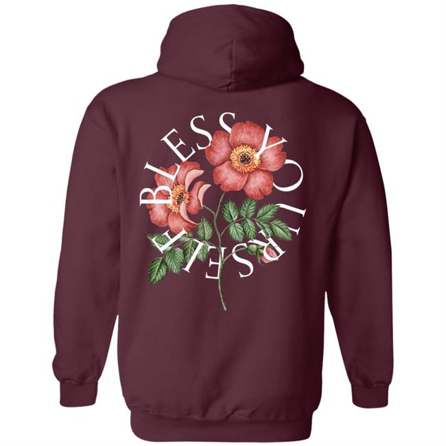 Max Holloway Merch Roots Maroon Hoodie Bless You Resset Max Holloway Merch Roots Maroon Hoodie Bless You Resset