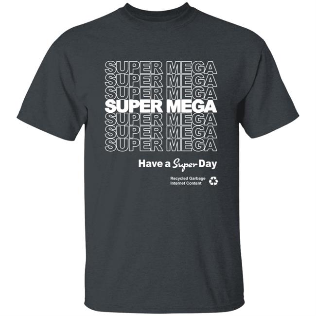 Matt Watson Supermega Merch Thank You Tee Shirt Happy A Super Day Recycled Garbage Internet Content Shirt Matt Watson Supermega Merch Thank You Tee Shirt Happy A Super Day Recycled Garbage Internet Content Shirt