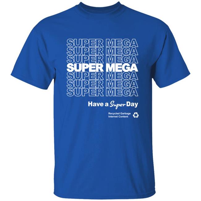 Matt Watson Supermega Merch Thank You Tee Shirt Happy A Super Day Recycled Garbage Internet Content Shirt Matt Watson Supermega Merch Thank You Tee Shirt Happy A Super Day Recycled Garbage Internet Content Shirt
