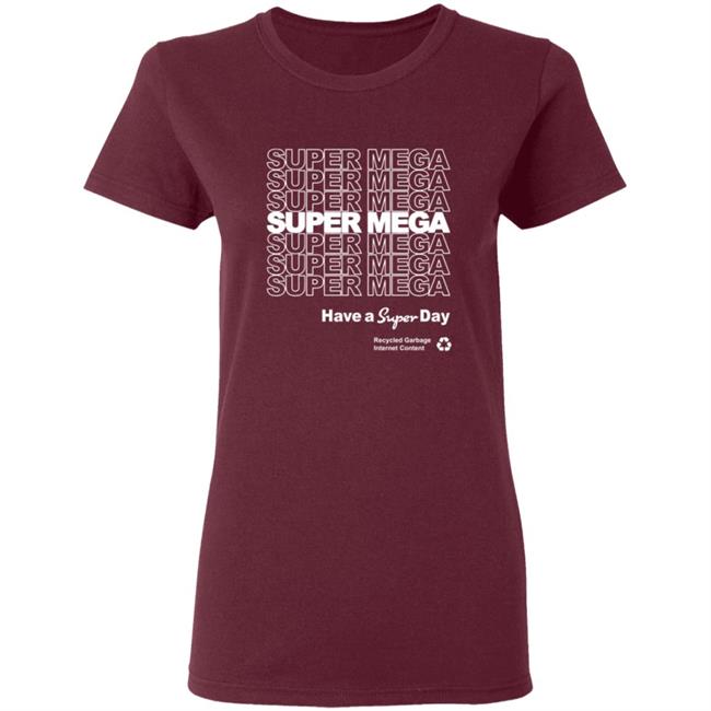 Matt Watson Supermega Merch Thank You Tee Shirt Happy A Super Day Recycled Garbage Internet Content Shirt Matt Watson Supermega Merch Thank You Tee Shirt Happy A Super Day Recycled Garbage Internet Content Shirt