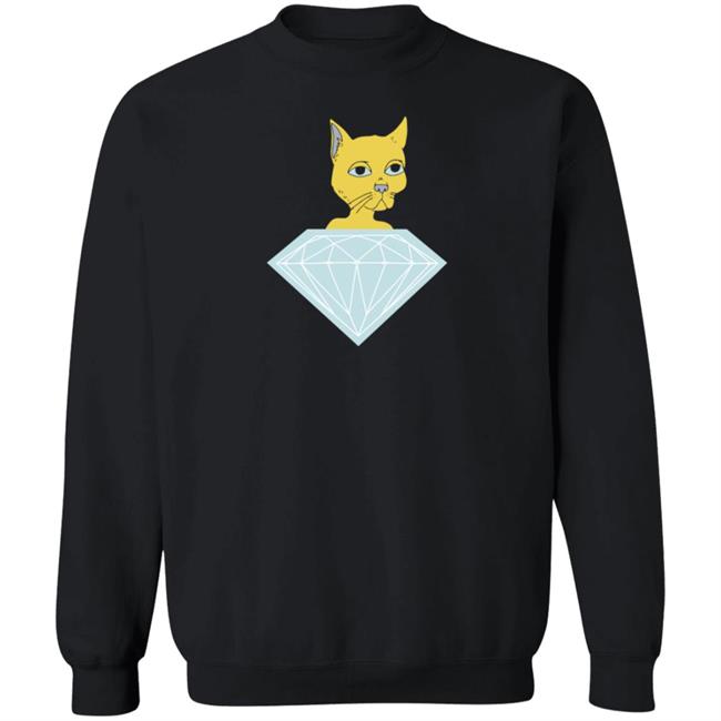 Diamond Supply Co Merch Diamond Gutter Cat Sweatshirt