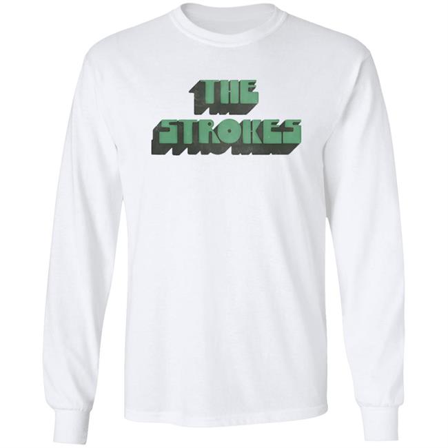 The Strokes Merch The Strokes Vintage Text T Shirt The Strokes Merch The Strokes Vintage Text T Shirt