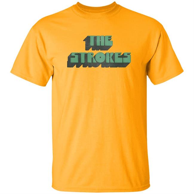 The Strokes Merch The Strokes Vintage Text T Shirt The Strokes Merch The Strokes Vintage Text T Shirt