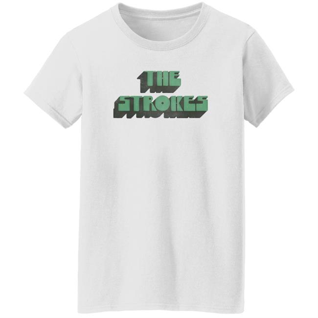The Strokes Merch The Strokes Vintage Text T Shirt The Strokes Merch The Strokes Vintage Text T Shirt