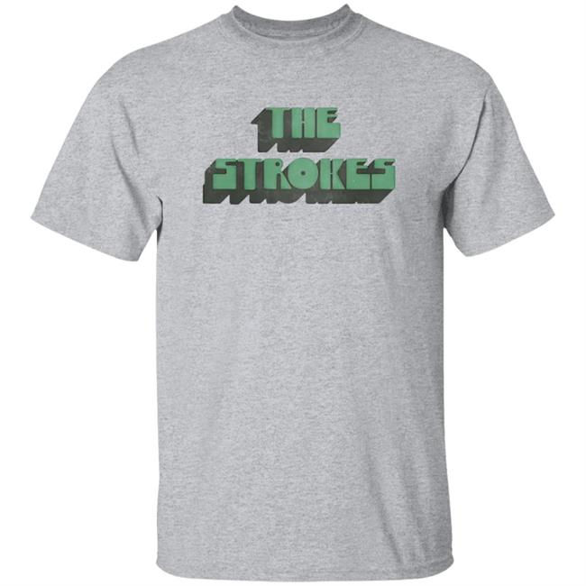 The Strokes Merch The Strokes Vintage Text T Shirt The Strokes Merch The Strokes Vintage Text T Shirt
