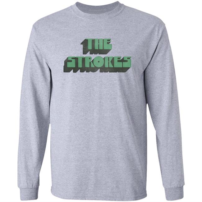 The Strokes Merch The Strokes Vintage Text T Shirt The Strokes Merch The Strokes Vintage Text T Shirt
