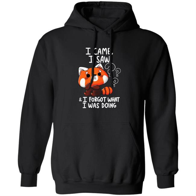 Vaxxedfaery I Came I Saw I Forgot What I Was Doing Raccoon Shirt Vaxxedfaery I Came I Saw I Forgot What I Was Doing Raccoon Shirt
