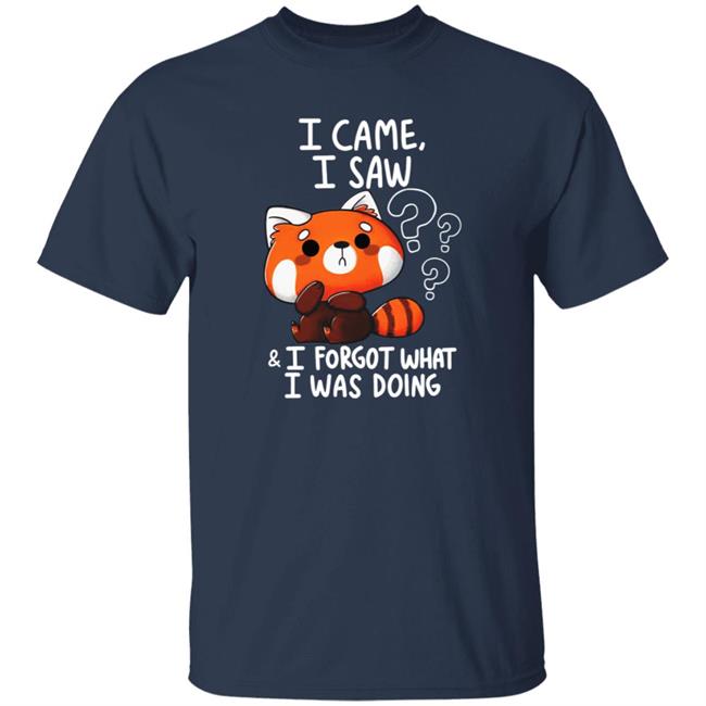 Vaxxedfaery I Came I Saw I Forgot What I Was Doing Raccoon Shirt Vaxxedfaery I Came I Saw I Forgot What I Was Doing Raccoon Shirt