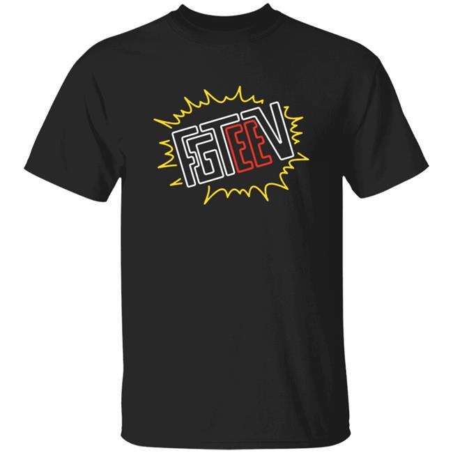 FGTeeV Merch FGTeeV Neon Logo T Shirt