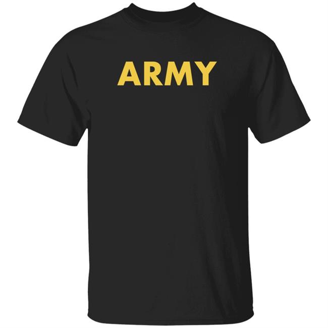 Ranger Up Army Black And Yellow Shirt ARMY Shirt