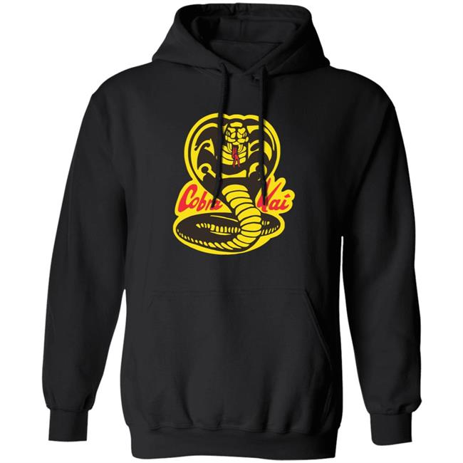 Cobra Kai Merch Cobra Kai Snake Logo Hoodie Sweatshirt