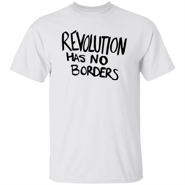 Emily Ratajkowski's Revolution Tee Revolution Has No Borders T Shirt