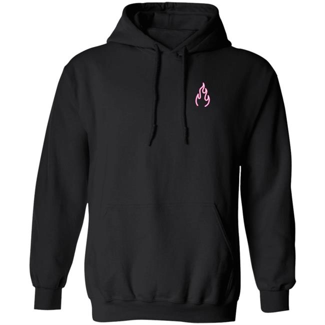 Sapnap Merch Sapnap Neon Flame Pullover Hoodie