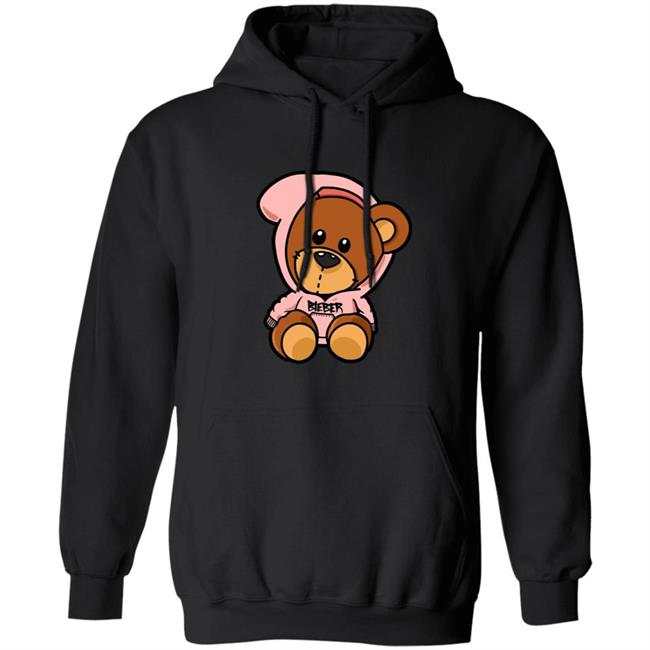 Justin Bieber Merch Bieber Bear Hoodie Sweatshirt