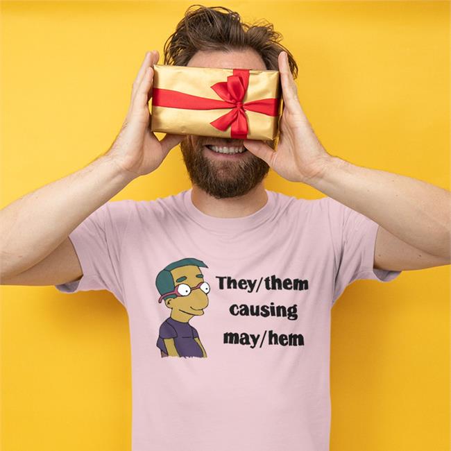 Good Small Horce They Them Causing May Hem Shirt Milhouse Van Houten