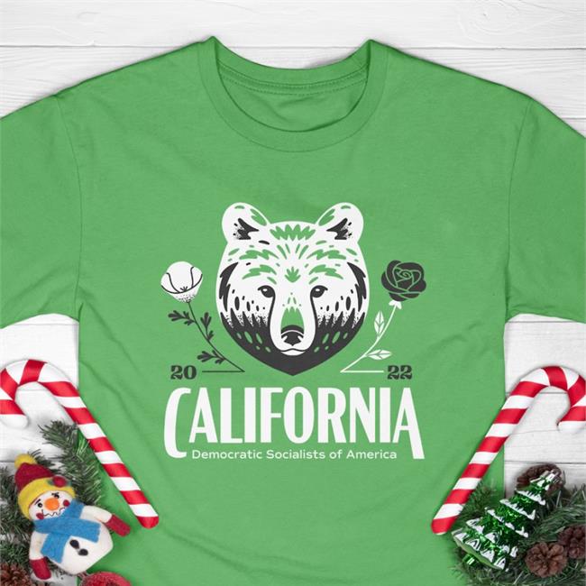 Paul Z 2022 California Democratic Socialists Of America T Shirt California Dsa
