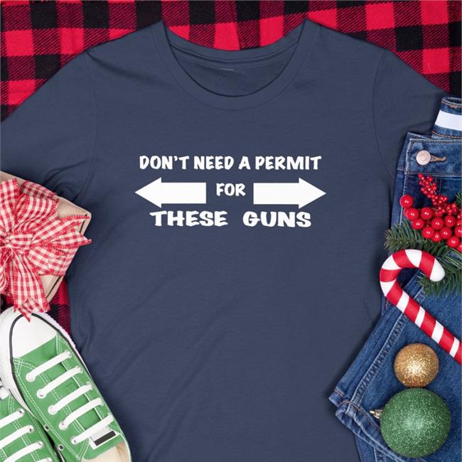 Don't Need A Permit For These Guns T Shirts Evan Peters