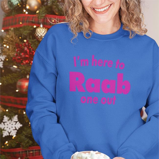 Labourdesign I'm Here To Raab One Out Sweatshirt White