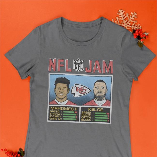 Homage Merch Jalen Hurts Nfl Jam Chiefs Mahomes And Kelce Shirt
