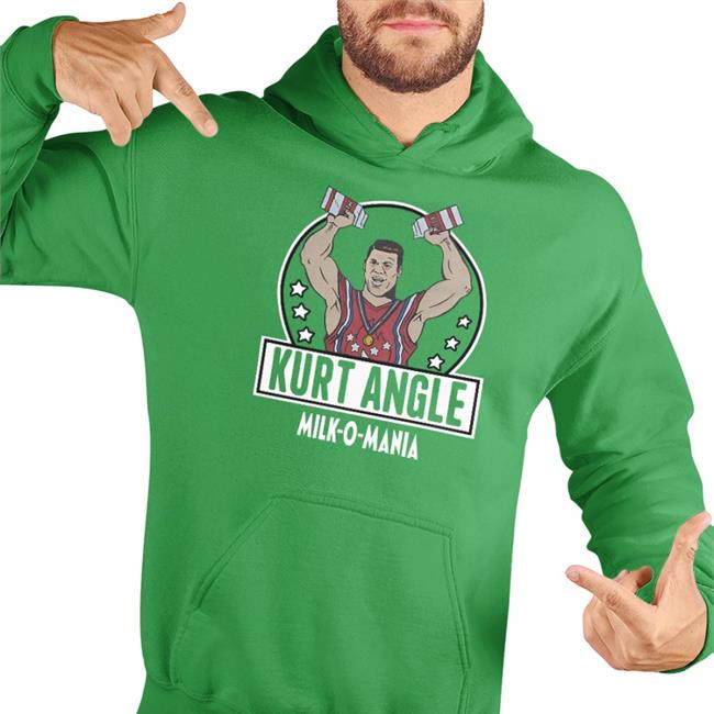 Realkurtangle Kurt Angle Milk O Mania Tee Shirt Kurt Angle Milk O Mania Tee Shirt Homage Merch