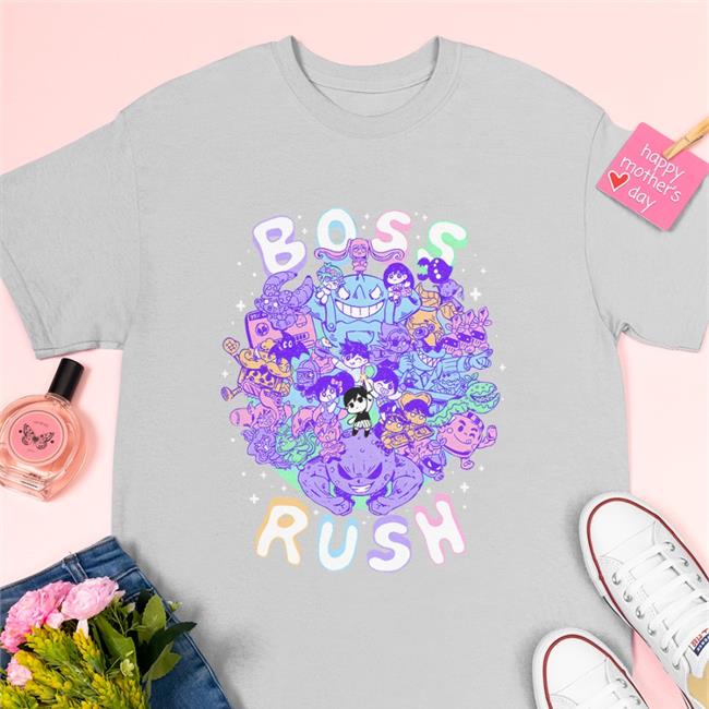Navy Omori Boss Rush Shirt Omocat