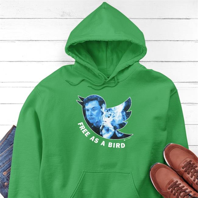 Elon Musk Free As A Bird Hoodie