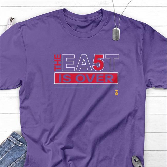 The Seven Six Merch Sevensixapparel The Ea5t Is Over Shirt