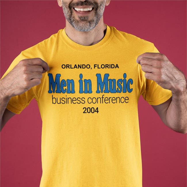 Orlando Florida Men In Music Business Conference 2004 T Shirt White