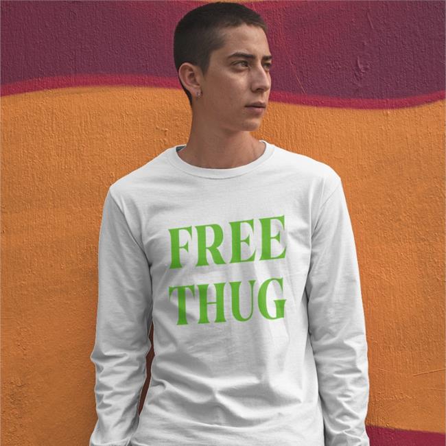 White Free Thug Shirt Westcoast Princess