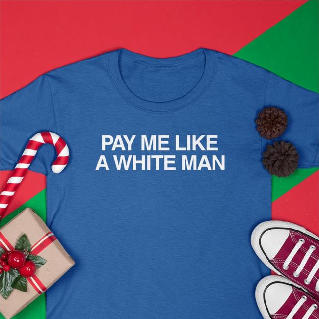 Angela Sterritt Pay Me Like A White Man Crewneck Sweatshirt Angelasterritt
