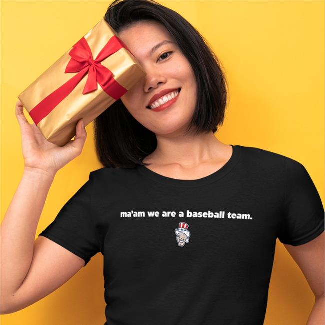 Ma'am We Are A Baseball Team Tank Top