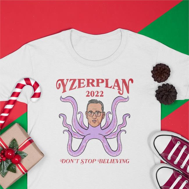 Barstool Sports Don't Stop Believing Det Shirt Yzerplan 2022