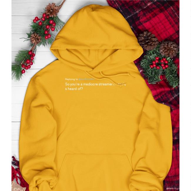 Replying To Iambrandontv So You're A Mediocre Streamer No One's S Heard Of New Shirt