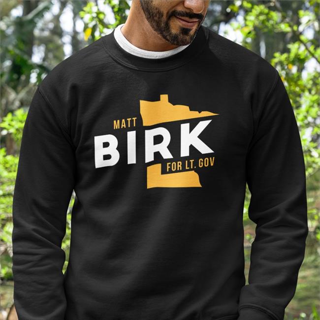 Matt Birk Minnesota Matt Birk For Lt Gov Tee Shirt Purple